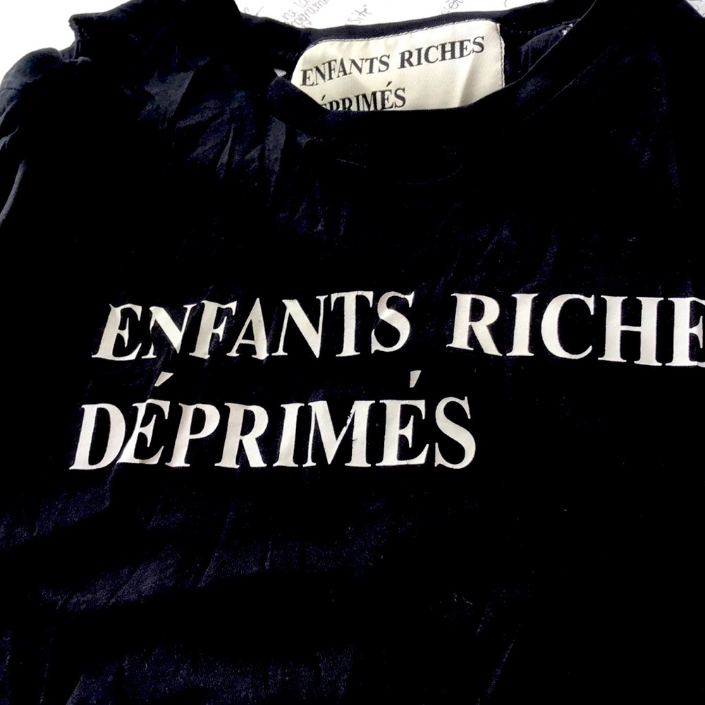 Tshirt, medium, enfants riches déprimés